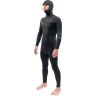 Гидрокостюм DAKINE MEN'S MISSION CHEST ZIP HOODED 4/3mm Black Размер S DK22M43HMZ (0604565592484)