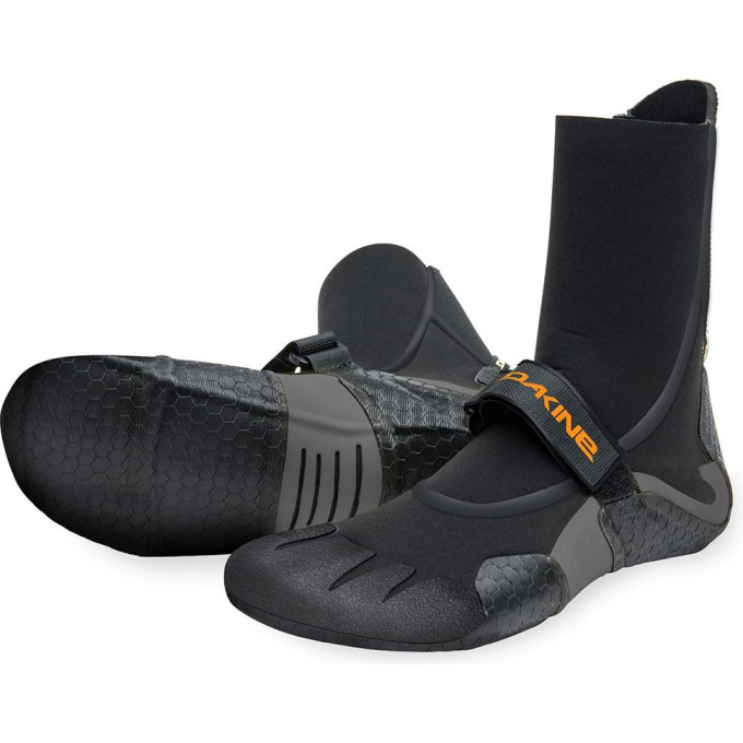 Гидротапки DAKINE UNISEX CYCLONE ROUND TOE BOOT 7/5мм черные, размер 8 DK22U7CRTB (0604565598325)